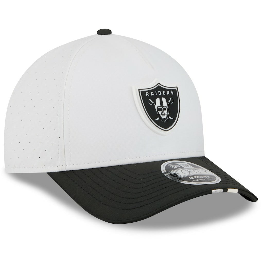 NFL Las Vegas Raiders Youth 2025 NFL Training Camp A-Frame 9FORTY Adjustable Hat
