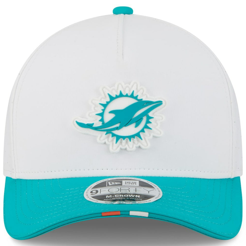 NFL Miami Dolphins Youth 2025 NFL Training Camp A-Frame 9FORTY Adjustable Hat