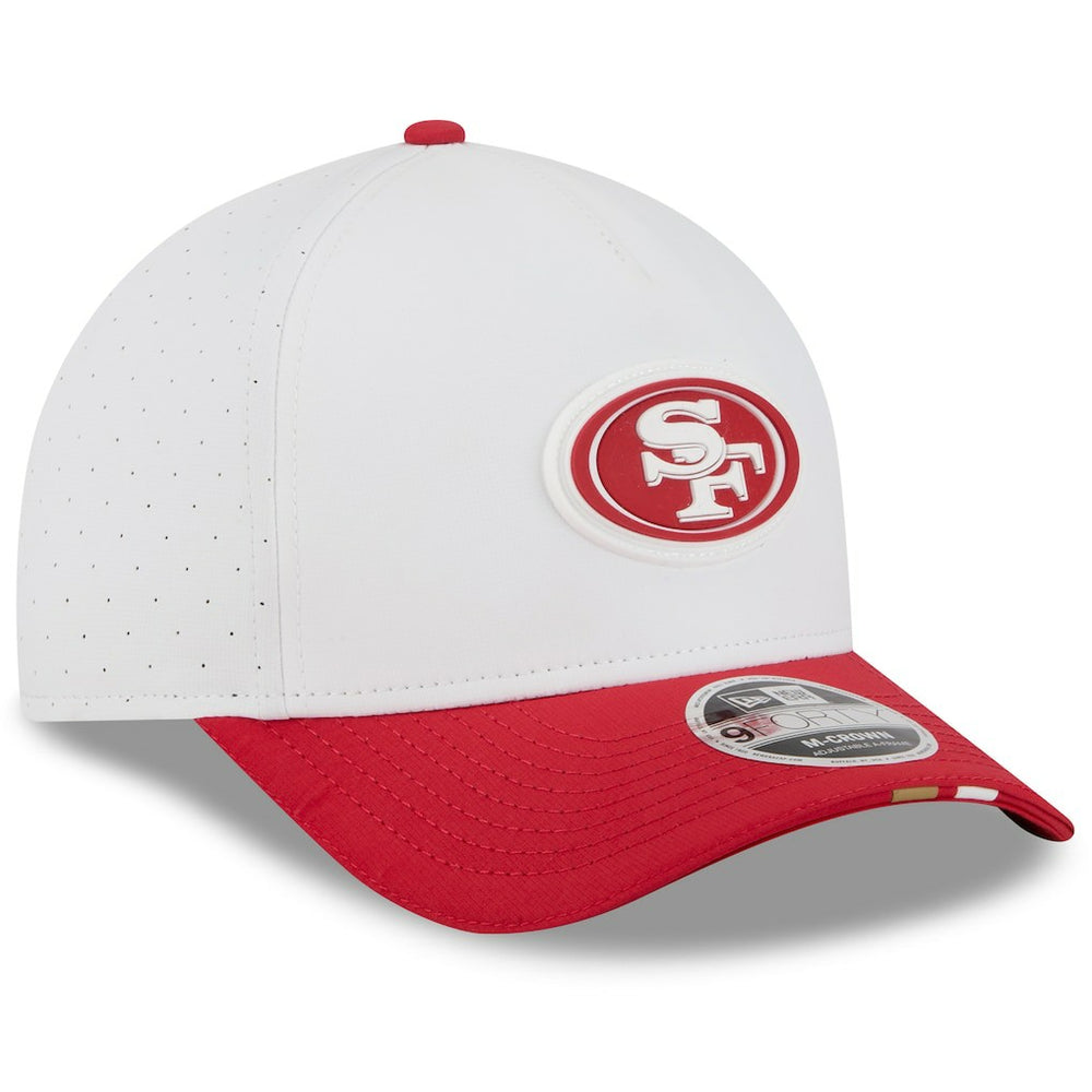 NFL San Francisco 49ers Youth 2025 NFL Training Camp A-Frame 9FORTY Adjustable Hat