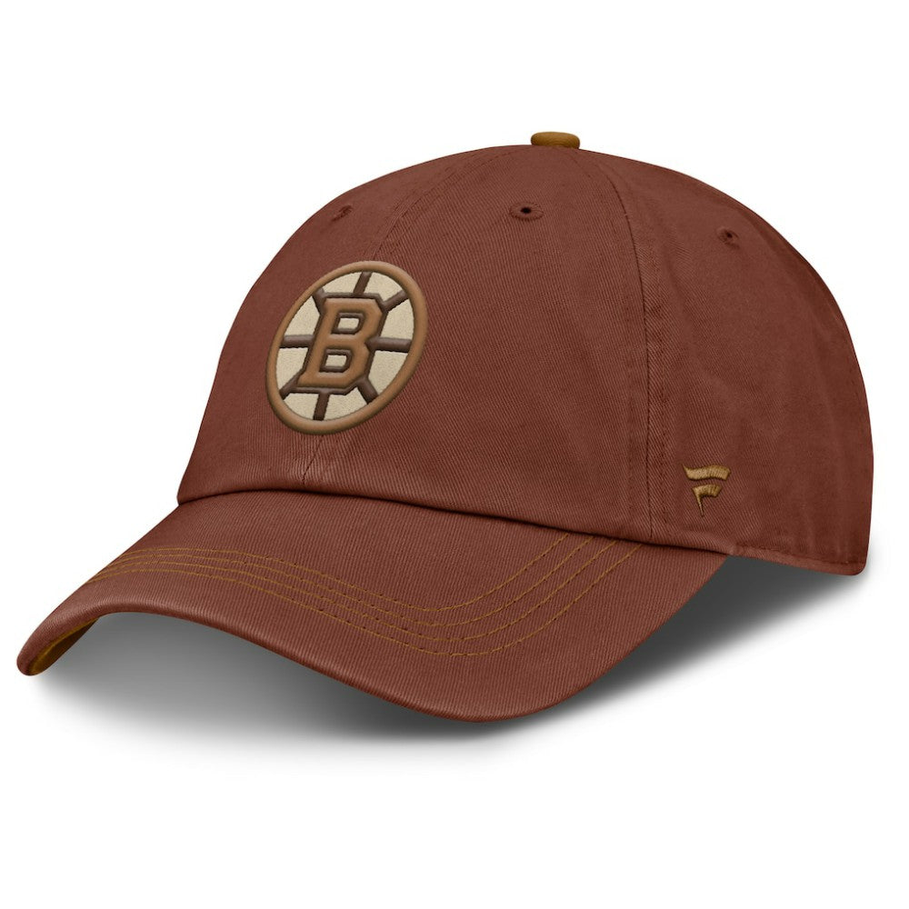 Boston Bruins Fanatics Fall Leaves Timber Adjustable Hat