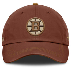 Boston Bruins Fanatics Fall Leaves Timber Adjustable Hat