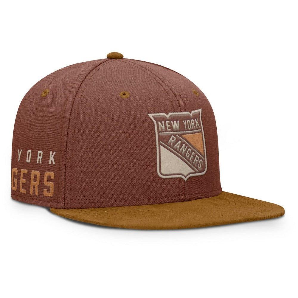 New York Rangers Fanatics Fall Leaves Acreage Snapback Hat