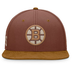 Boston Bruins Fanatics Fall Leaves Acreage Snapback Hat