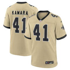 NFL New Orleans Saints Alvin Kamara  Youth Gameday Golds Alternate Game Player Jersey