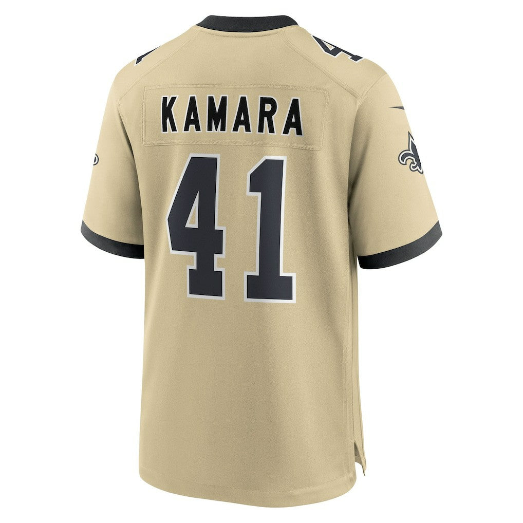 NFL New Orleans Saints Alvin Kamara  Youth Gameday Golds Alternate Game Player Jersey