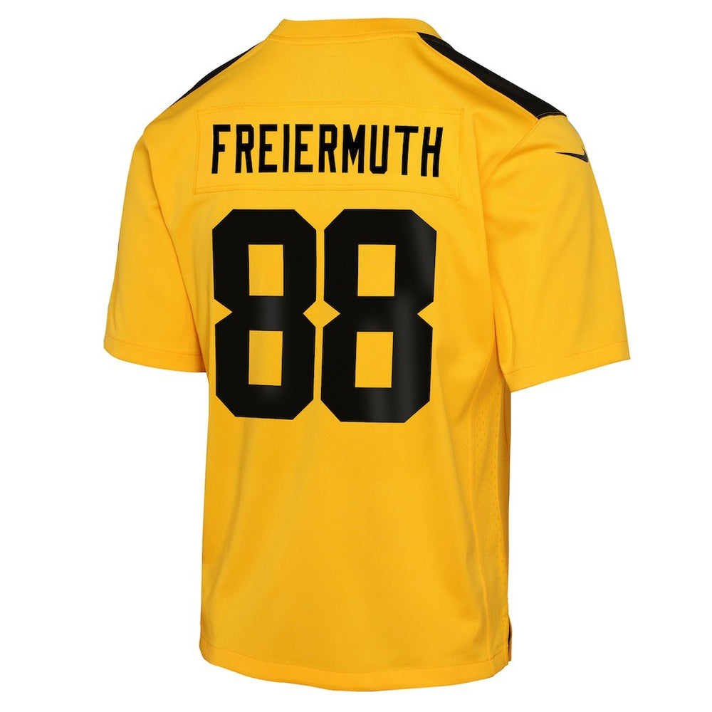 NFL Pittsburgh Steelers Pat Freiermuth  Youth Alternate 1933 Throwback Game Jersey