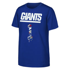 NFL New York Giants Malik Nabers  Outerstuff Youth Mainliner Drip Player Name & Number T-Shirt