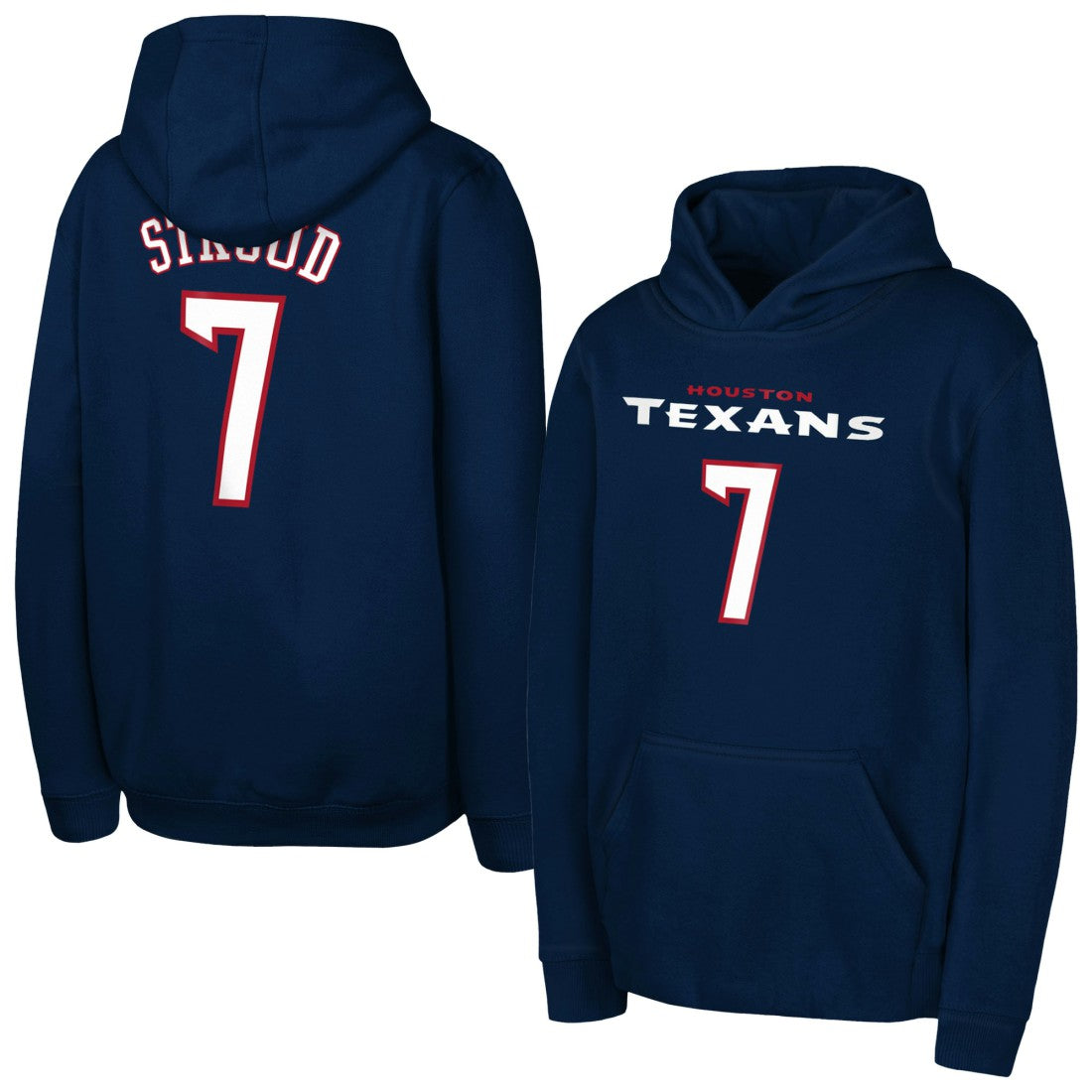 NFL Houston Texans C.J. Stroud  Outerstuff Mainliner Player Name & Number Hoodie