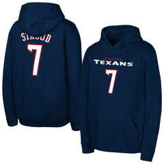 NFL Houston Texans C.J. Stroud  Outerstuff Mainliner Player Name & Number Hoodie