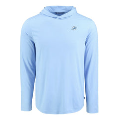 NFL Miami Dolphins Men's Cutter & Buck Coastline Epic Comfort Eco Recycled Men's Hooded Shirt