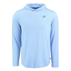 NFL Detroit Lions Men's Cutter & Buck Coastline Epic Comfort Eco Recycled Men's Hooded Shirt