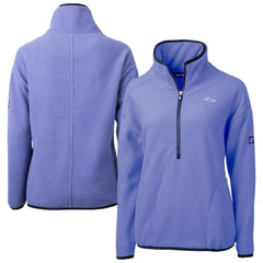 NFL Baltimore Ravens Cutter & Buck Women's Cascade Eco Fleece Half-Zip Jacket