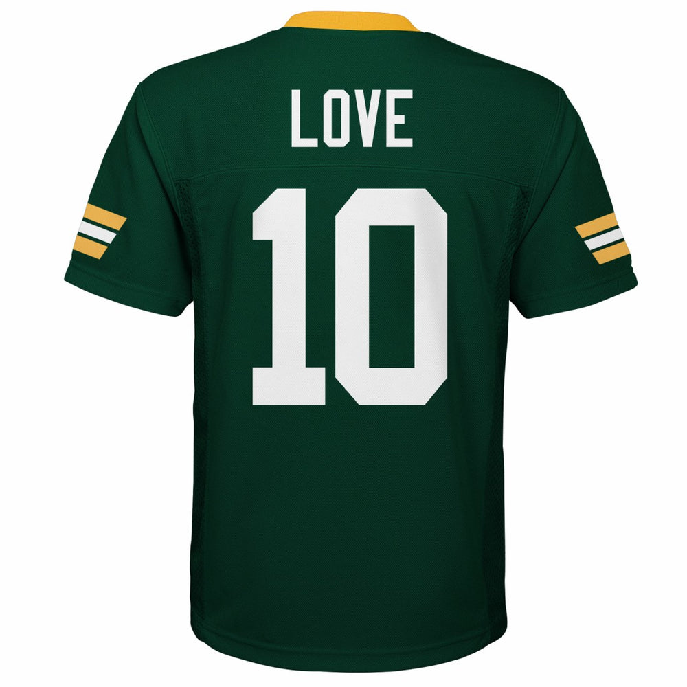 NFL Green Bay Packers Jordan Love  Outerstuff Preschool Replica Player Jersey