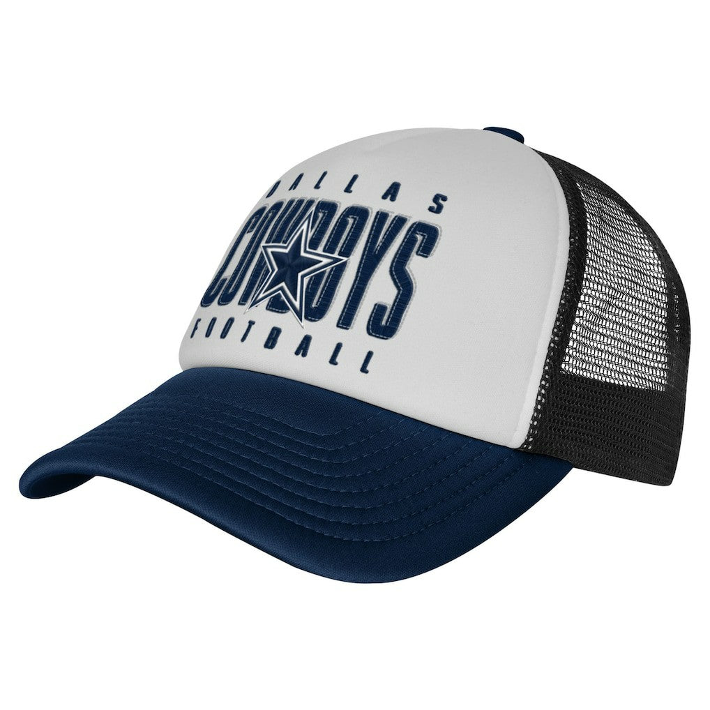 NFL Dallas Cowboys Outerstuff Youth Essentials Trucker Adjustable Hat
