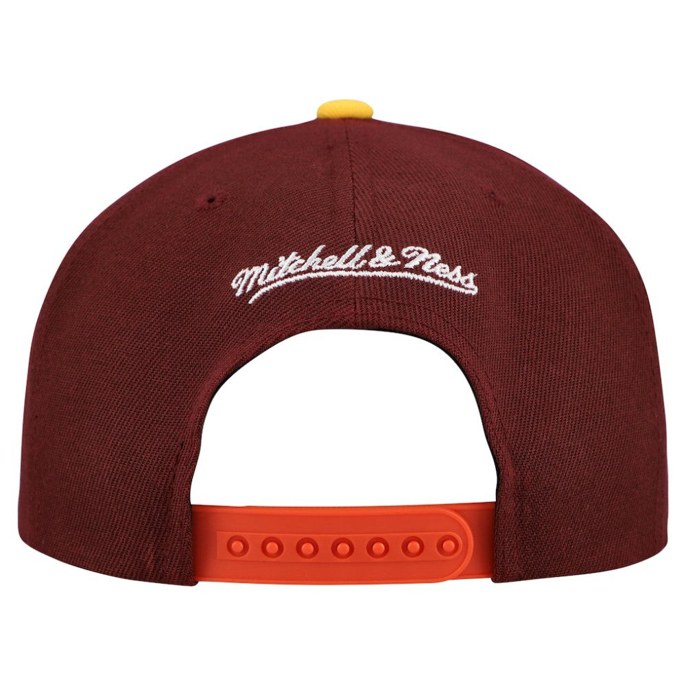 San Diego Padres Cooperstown Collection Basic Flip Snapback Hat - Orange/Brown | Mitchell & Ness