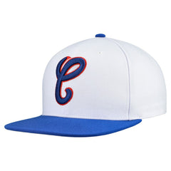 Chicago White Sox Cooperstown Collection Basic Flip Snapback Hat - White | Mitchell & Ness