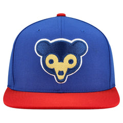 Chicago Cubs Cooperstown Collection Basic Flip Snapback Hat - Royal | Mitchell & Ness