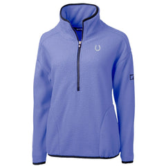 NFL Indianapolis Colts Cutter & Buck Women's Cascade Eco Fleece Half-Zip Jacket