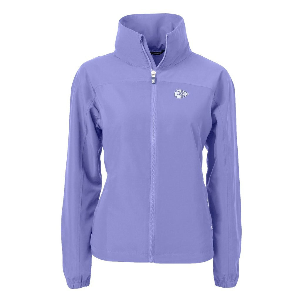 NFL Kansas City Chiefs Cutter & Buck Women's Charter Eco Recycled Full-Zip Jacket