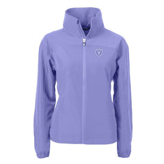 NFL Las Vegas Raiders Cutter & Buck Women's Charter Eco Recycled Full-Zip Jacket
