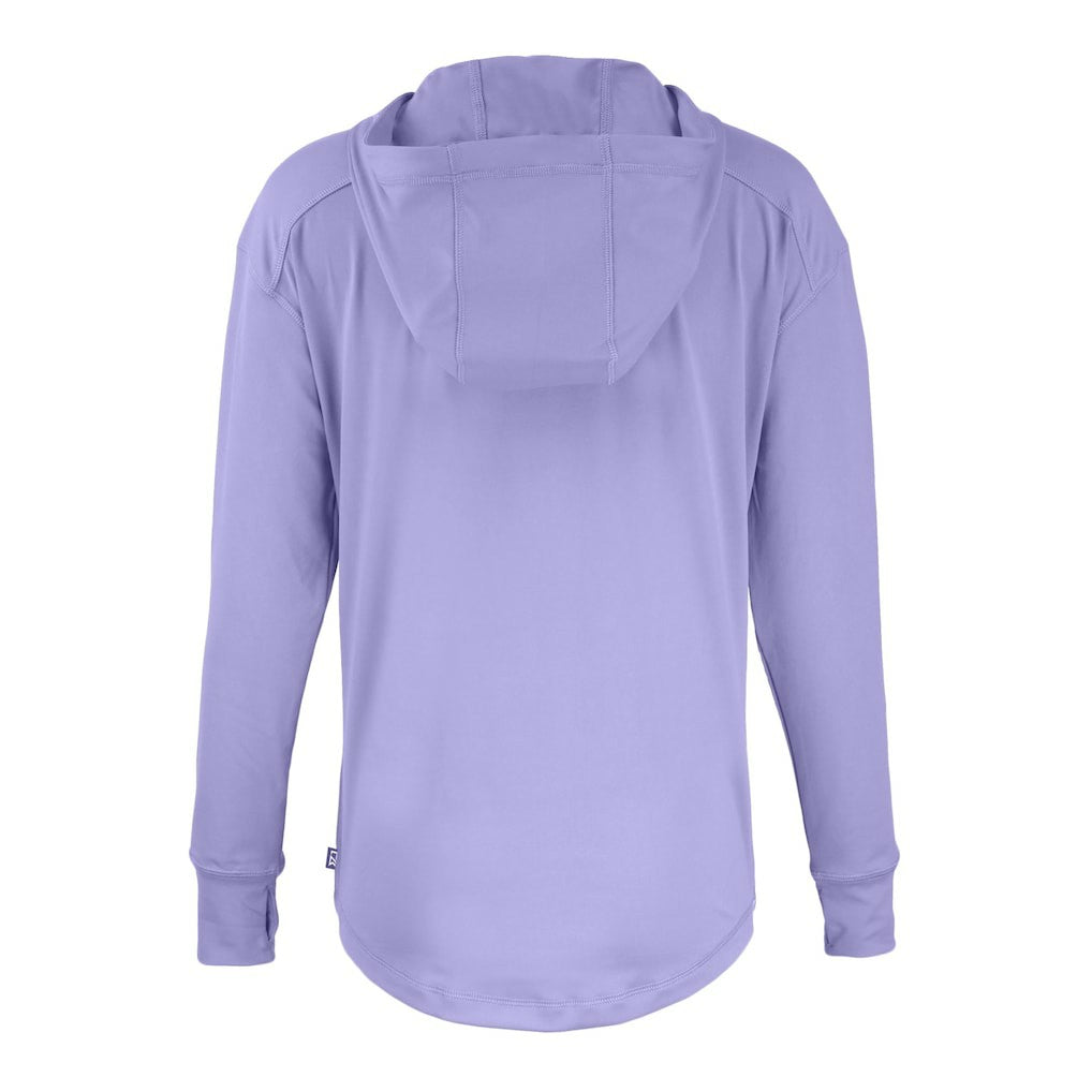 NFL Minnesota Vikings Cutter & Buck Women's Daybreak Eco Recycled Half-Zip Hoodie