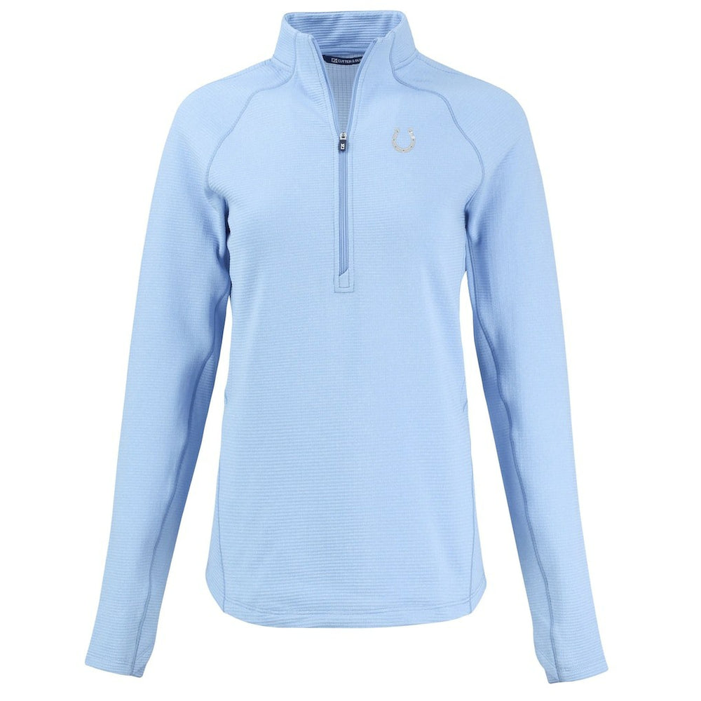 NFL Indianapolis Colts Cutter & Buck Women's Peshastin Eco Fleece Recycled Half-Zip Top