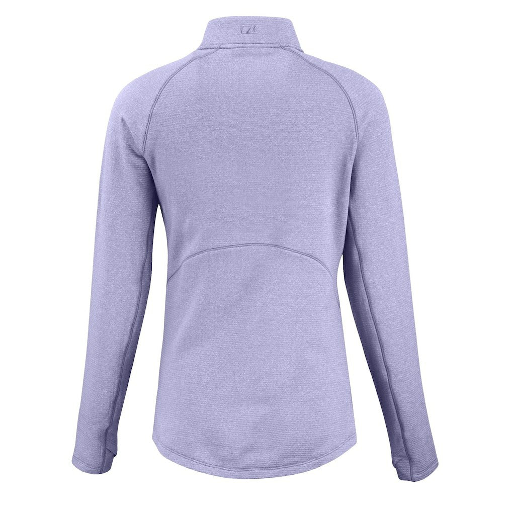 NFL Pittsburgh Steelers Cutter & Buck Women's Peshastin Eco Fleece Recycled Half-Zip Top