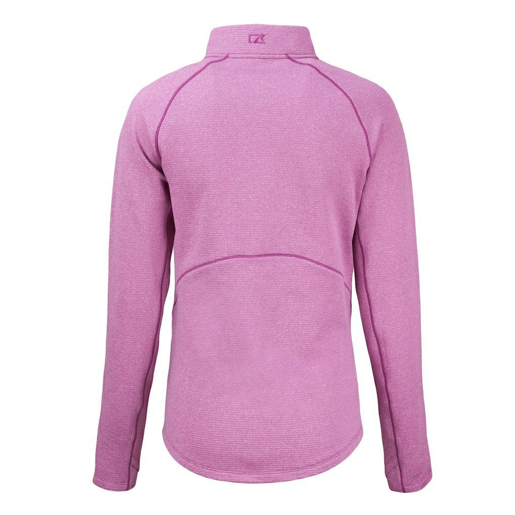 NFL Miami Dolphins Cutter & Buck Women's Peshastin Eco Fleece Recycled Half-Zip Top