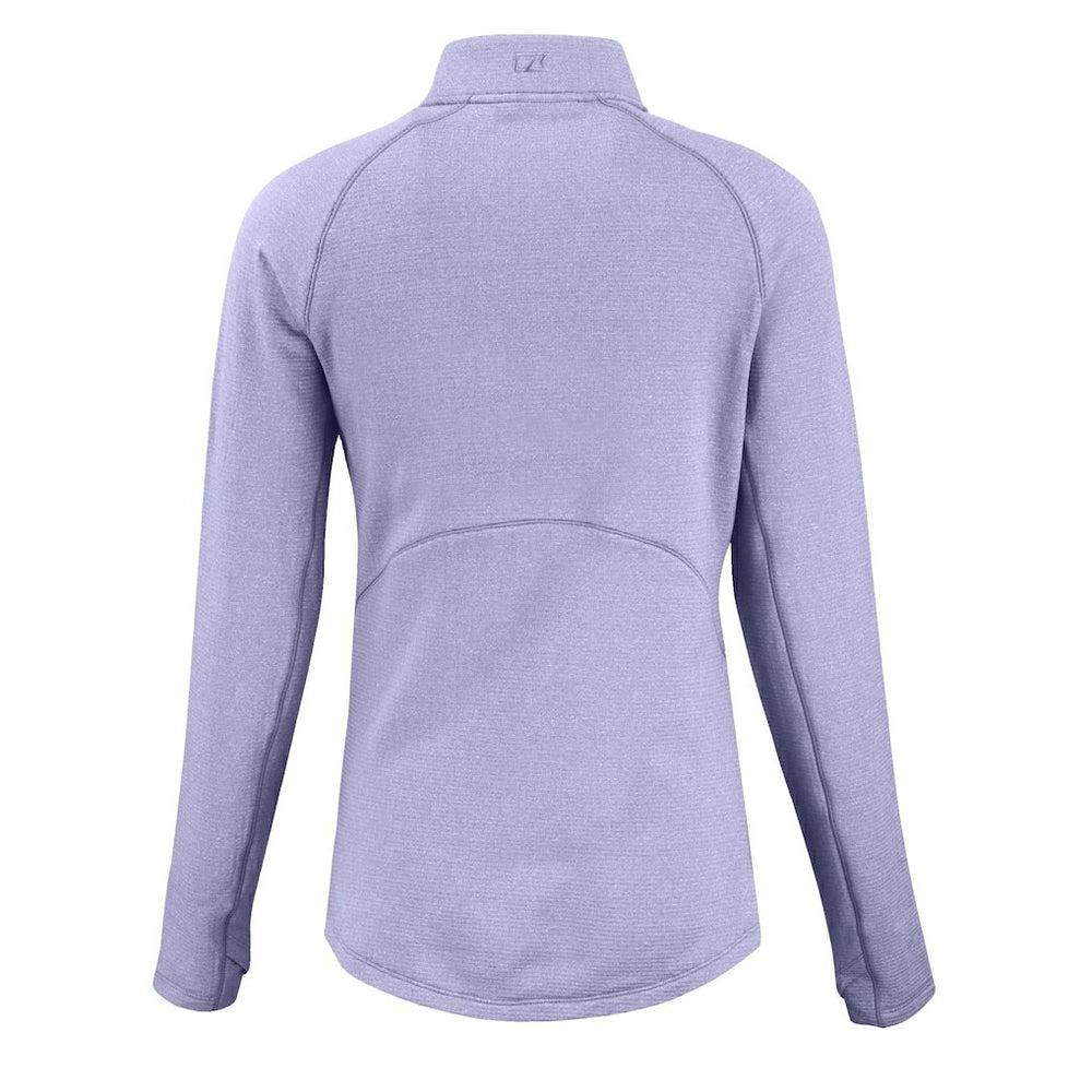 NFL Minnesota Vikings Cutter & Buck Women's Peshastin Eco Fleece Recycled Half-Zip Top