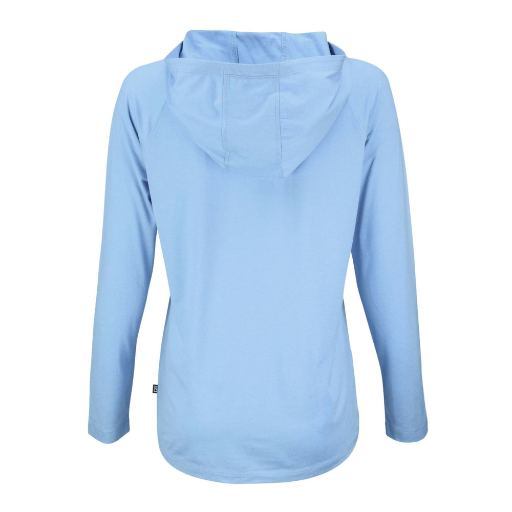 NFL Denver Broncos Cutter & Buck Women's Coastline Epic Comfort Eco Recycled Long Sleeve Hoodie T-Shirt