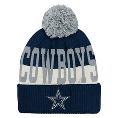 NFL Dallas Cowboys Outerstuff Youth Modern Fan Cuffed Knit Hat with Pom