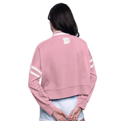 NFL Denver Broncos Starter Women's Power Play Cropped Pullover Sweatshirt