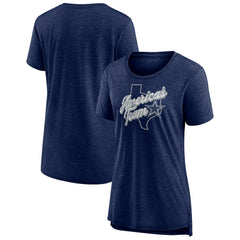 NFL Dallas Cowboys Women's First Down Distressed Tri-Blend T-Shirt