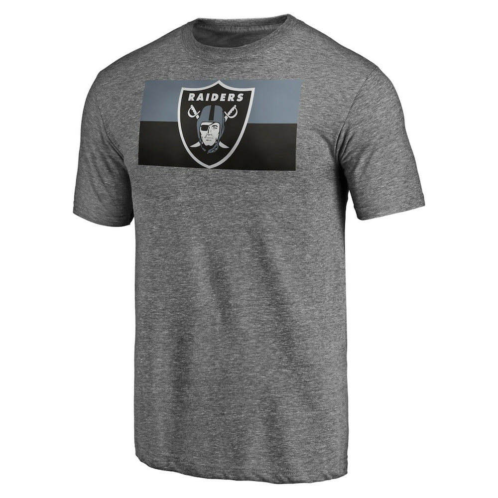 NFL Las Vegas Raiders Square Off Tri-Blend T-Shirt