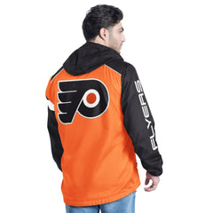 Philadelphia Flyers G-III Sports by Carl Banks Lateral Half-Zip Hoodie Jacket