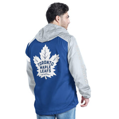 Toronto Maple Leafs G-III Sports by Carl Banks Lateral Half-Zip Hoodie Jacket