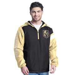 Vegas Golden Knights G-III Sports by Carl Banks Lateral Half-Zip Hoodie Jacket
