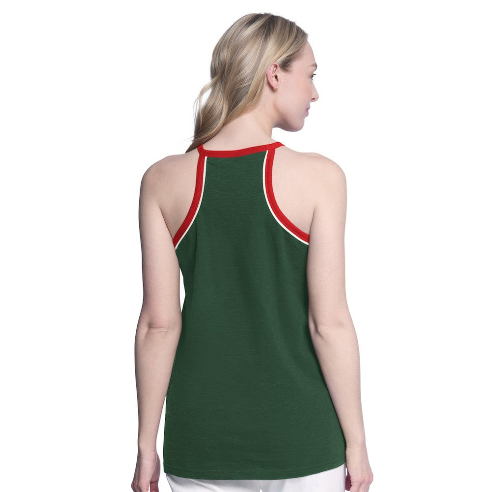 Minnesota Wild G-III 4Her by Carl Banks Women's Curveball Racerback Scoop Neck Slub Tank Top
