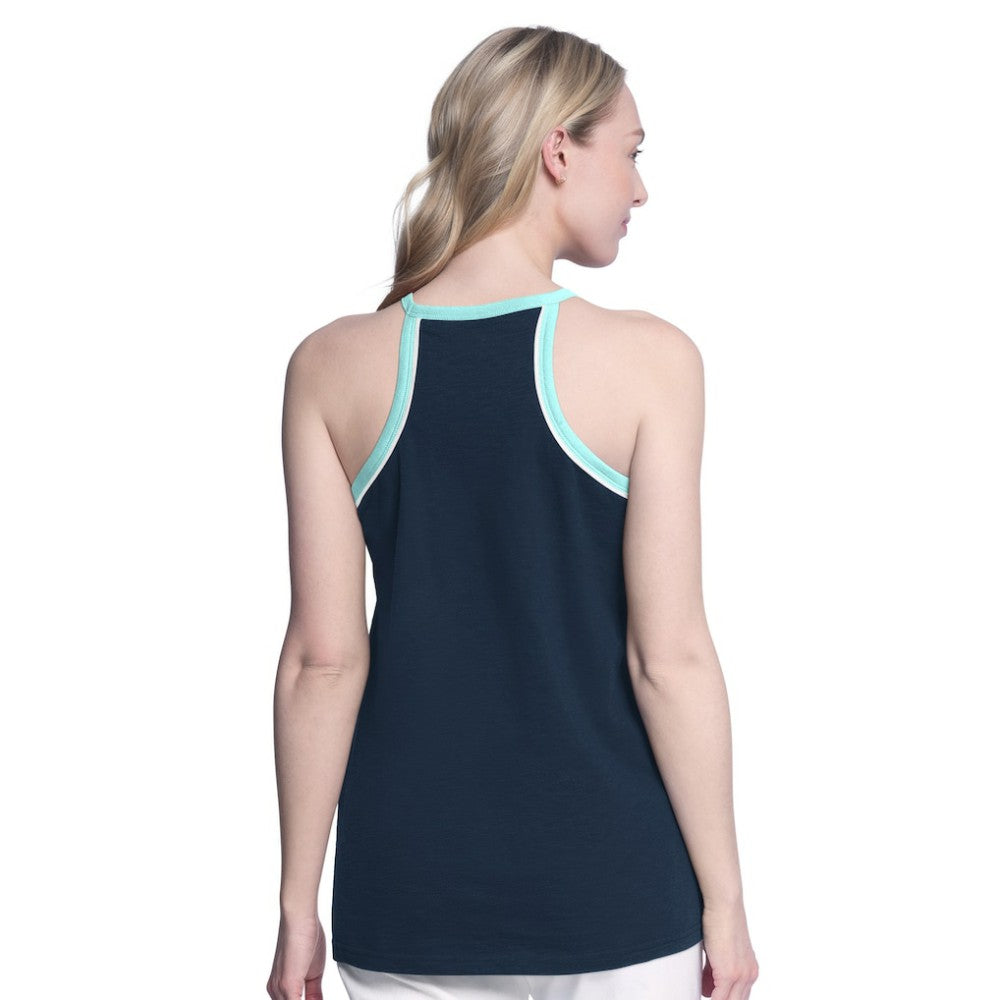 Seattle Kraken G-III 4Her by Carl Banks Women's Curveball Racerback Scoop Neck Slub Tank Top