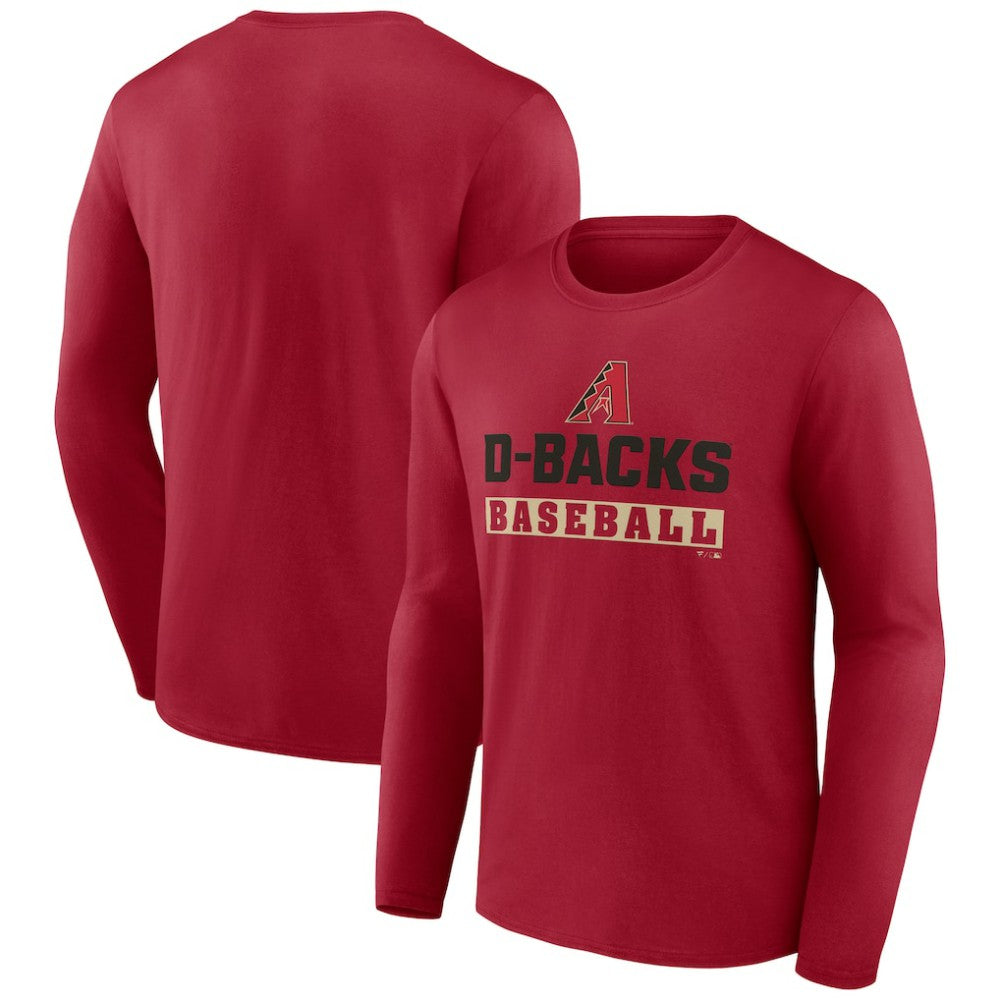 Arizona Diamondbacks Let's Go Long Sleeve T-Shirt - Red