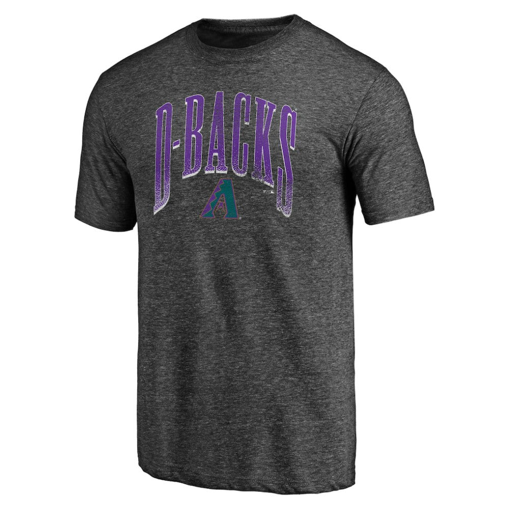 Arizona Diamondbacks Line Corps Tri-Blend T-Shirt - Charcoal