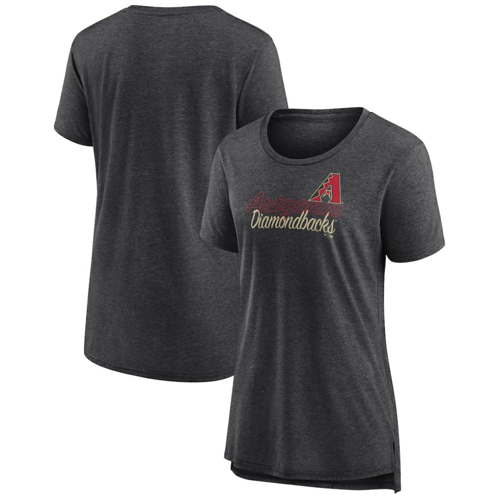 Arizona Diamondbacks Women's Practice Time Tri-Blend T-Shirt - Gray