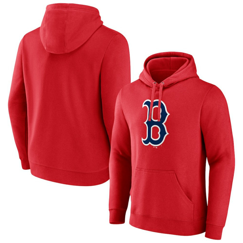 Boston Red Sox Official Logo Pullover Hoodie - Red