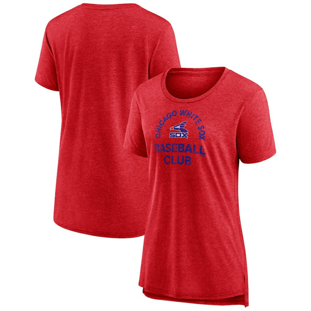 Chicago White Sox Women's Selected First Tri-Blend T-Shirt - Red
