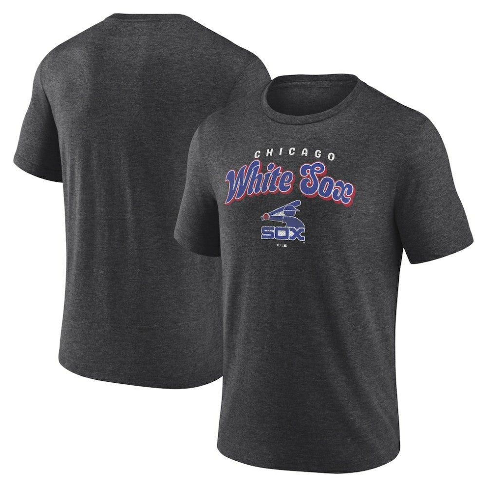 Chicago White Sox Wonderment Tri-Blend T-Shirt - Charcoal