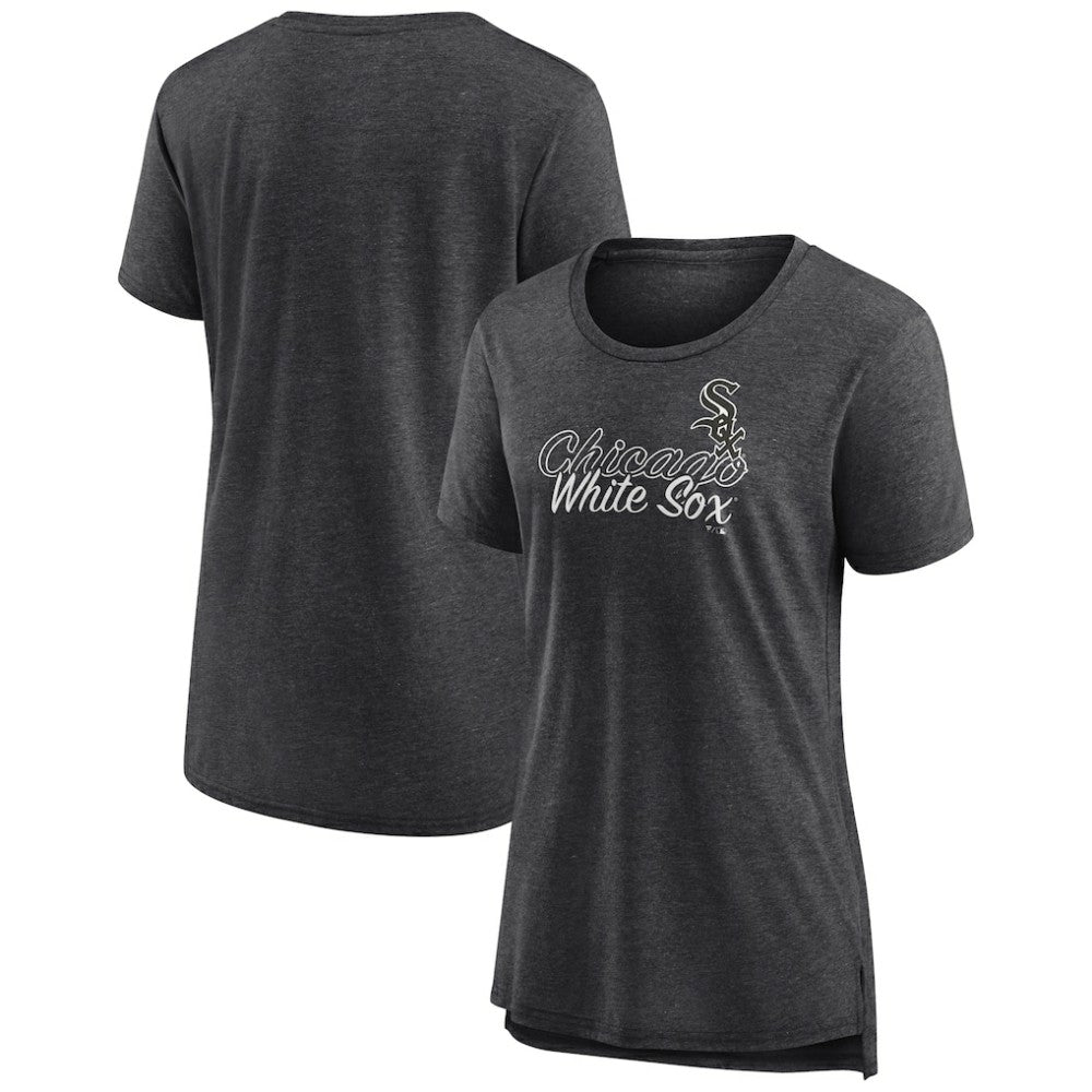 Chicago White Sox Women's Practice Time Tri-Blend T-Shirt - Gray