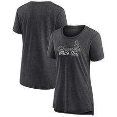 Chicago White Sox Women's Practice Time Tri-Blend T-Shirt - Gray