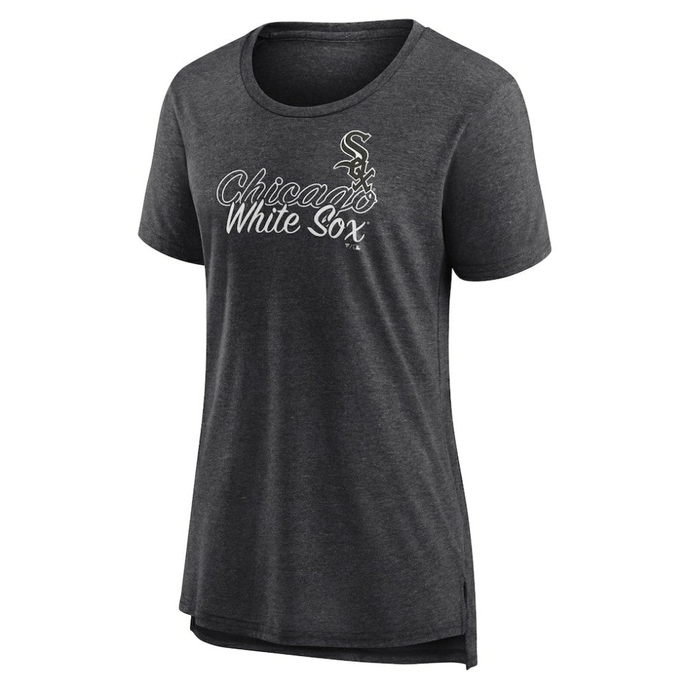 Chicago White Sox Women's Practice Time Tri-Blend T-Shirt - Gray