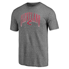 Cleveland Guardians Line Corps Tri-Blend T-Shirt - Heather Gray