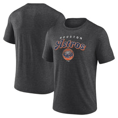 Houston Astros Wonderment Tri-Blend T-Shirt - Charcoal